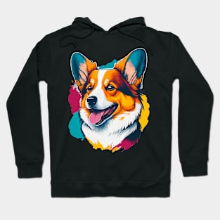 Corgi Portrait Hoodie